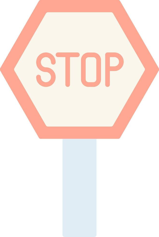 Pit Stop Flat Light Icon vector