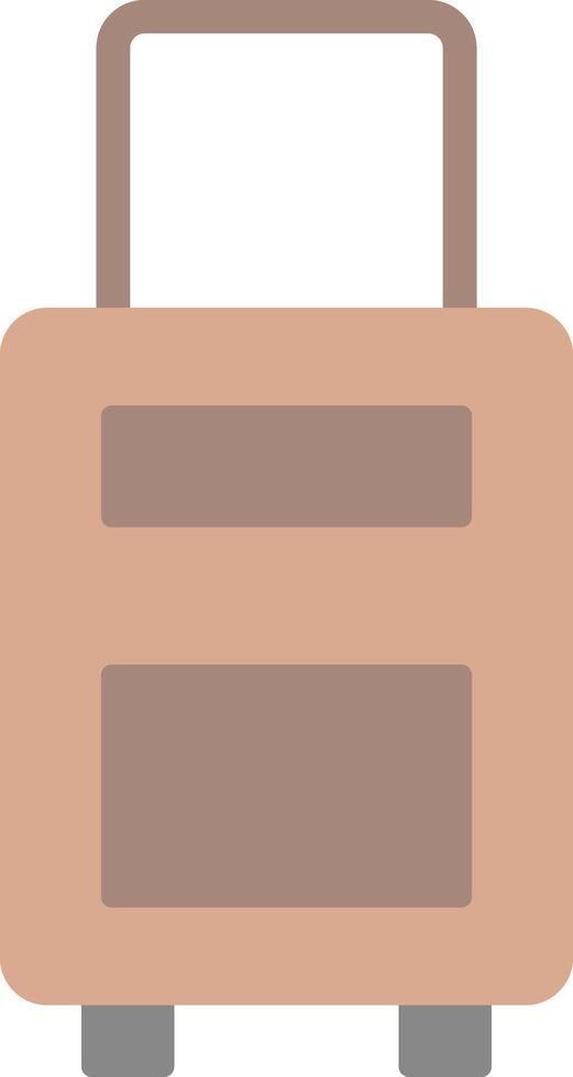 Luggage Flat Light Icon vector