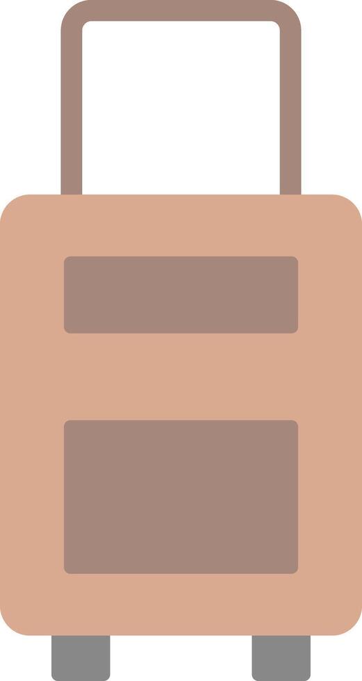 Luggage Flat Light Icon vector