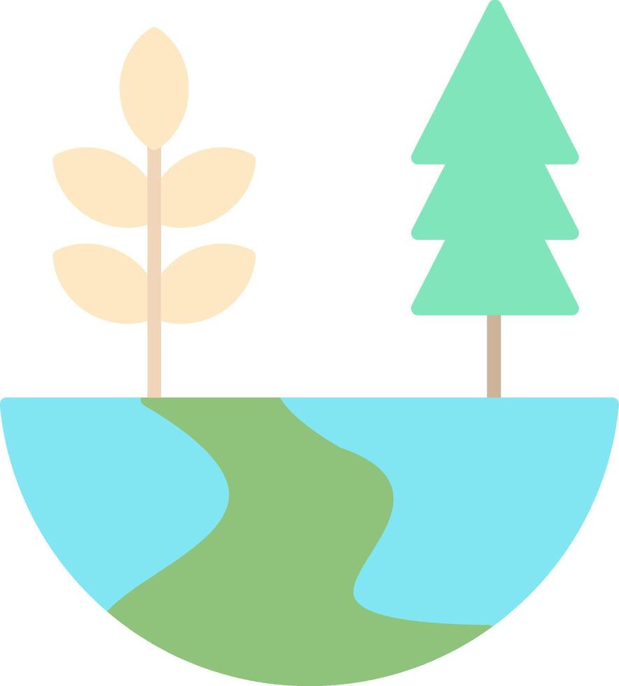 Nature Flat Light Icon vector