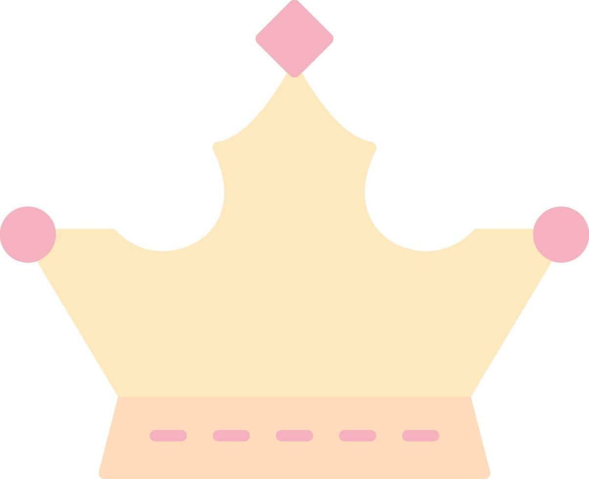 monarquía plano ligero icono vector