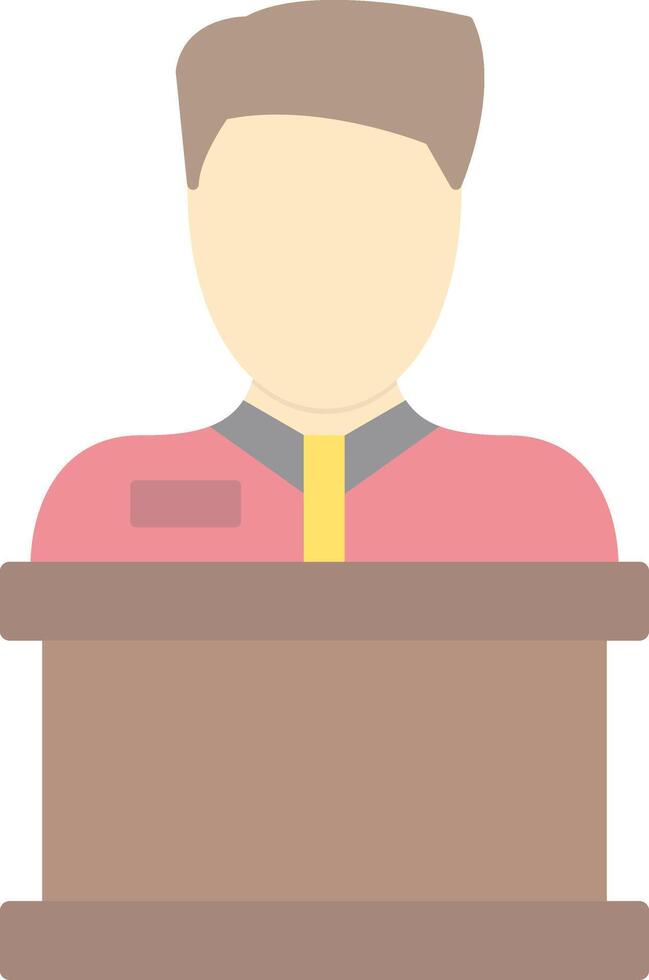 Reception Flat Light Icon vector