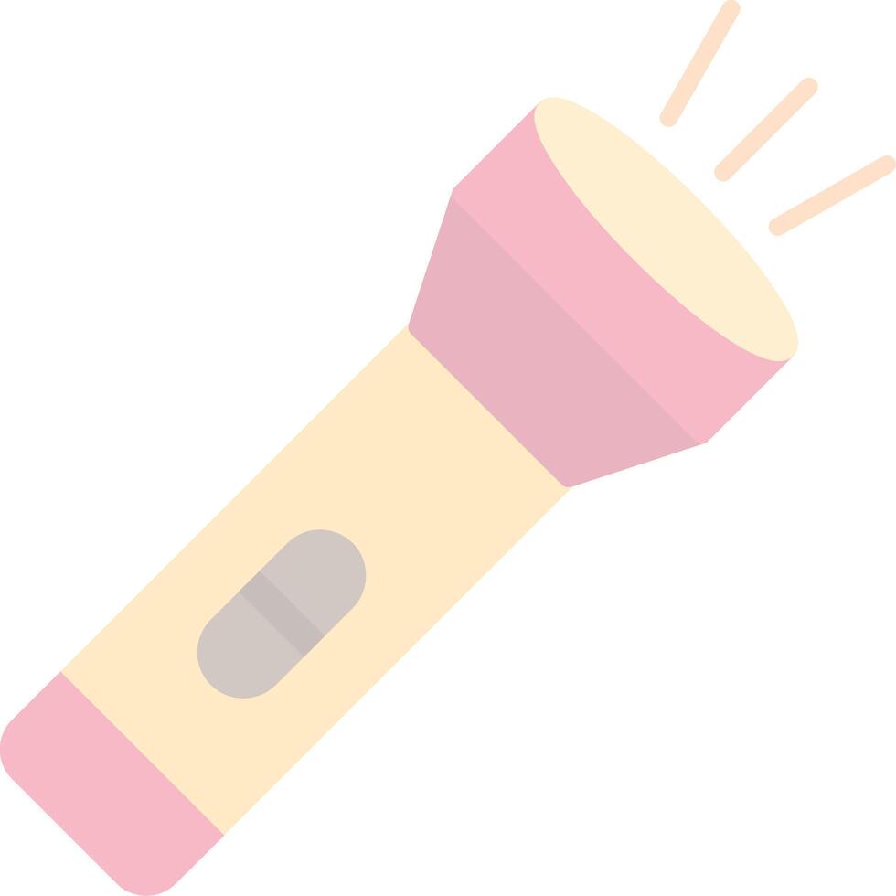 Torch Flat Light Icon vector