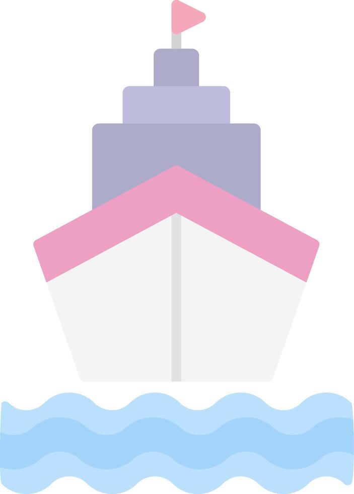 Ship Flat Light Icon vector