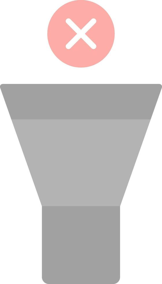 Mute Flat Light Icon vector