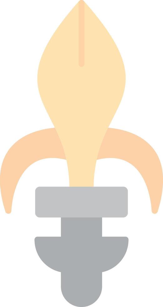 Fleur de lis Flat Light Icon vector