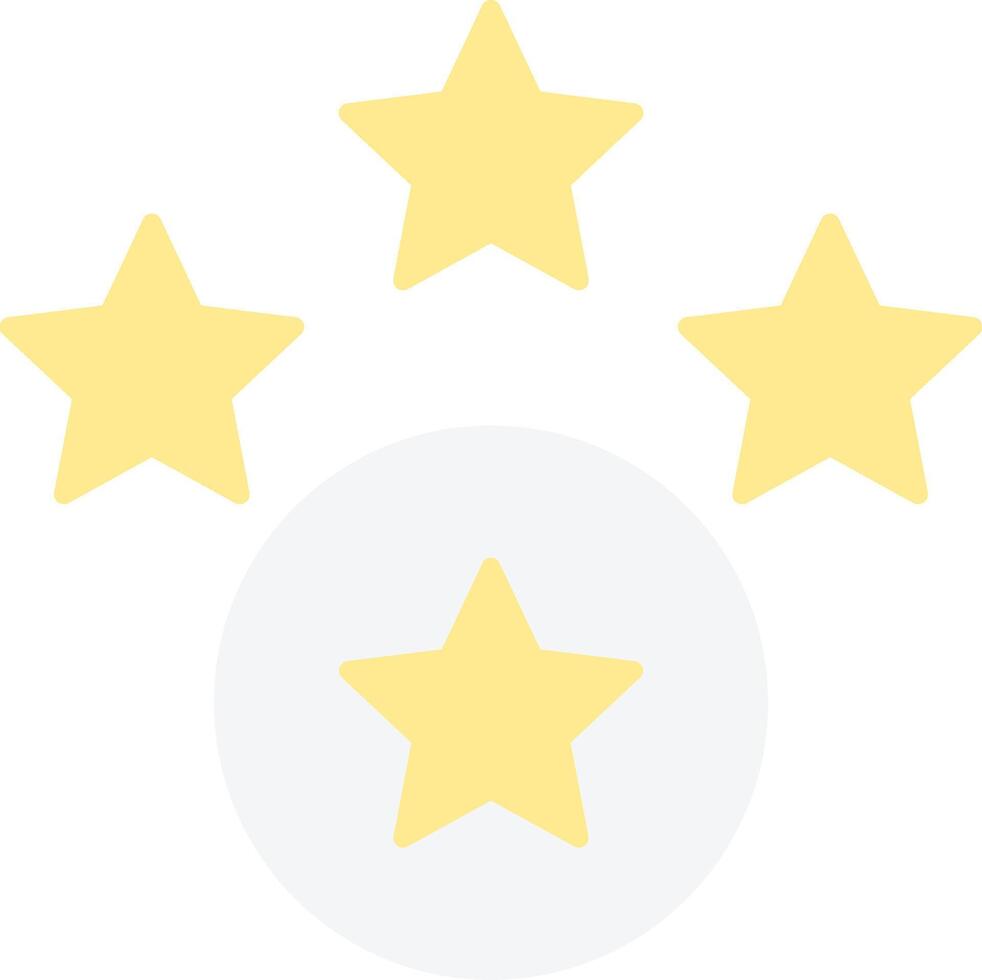 Rating Flat Light Icon vector