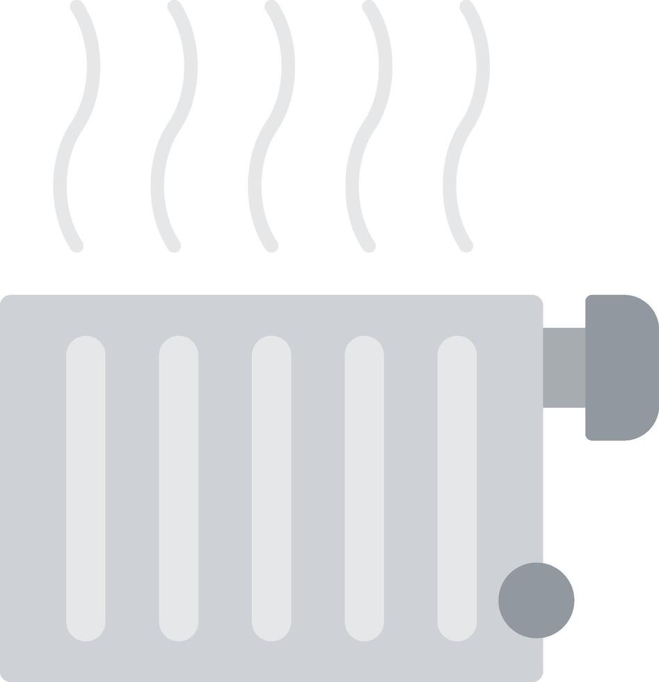 Radiator Flat Light Icon vector