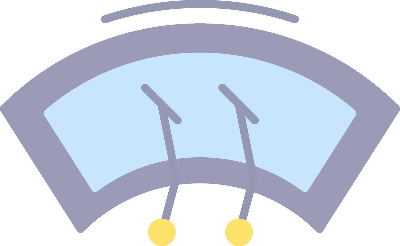 Wiper Flat Light Icon vector