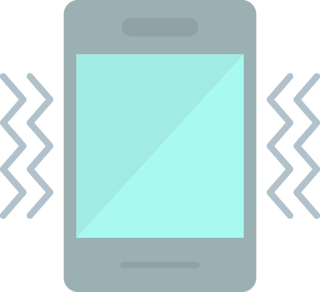 Vibration Flat Light Icon vector