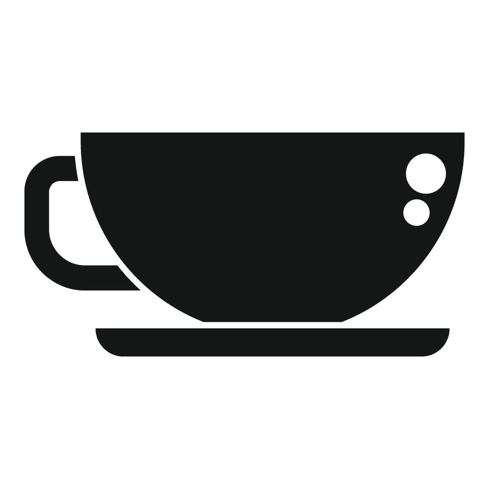 café taza icono sencillo vector. Servicio avión vector