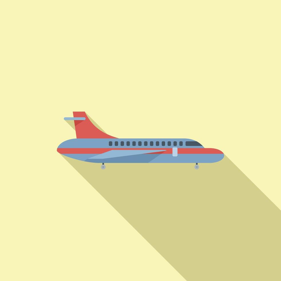 First class airplane travel icon flat vector. Window interior vector