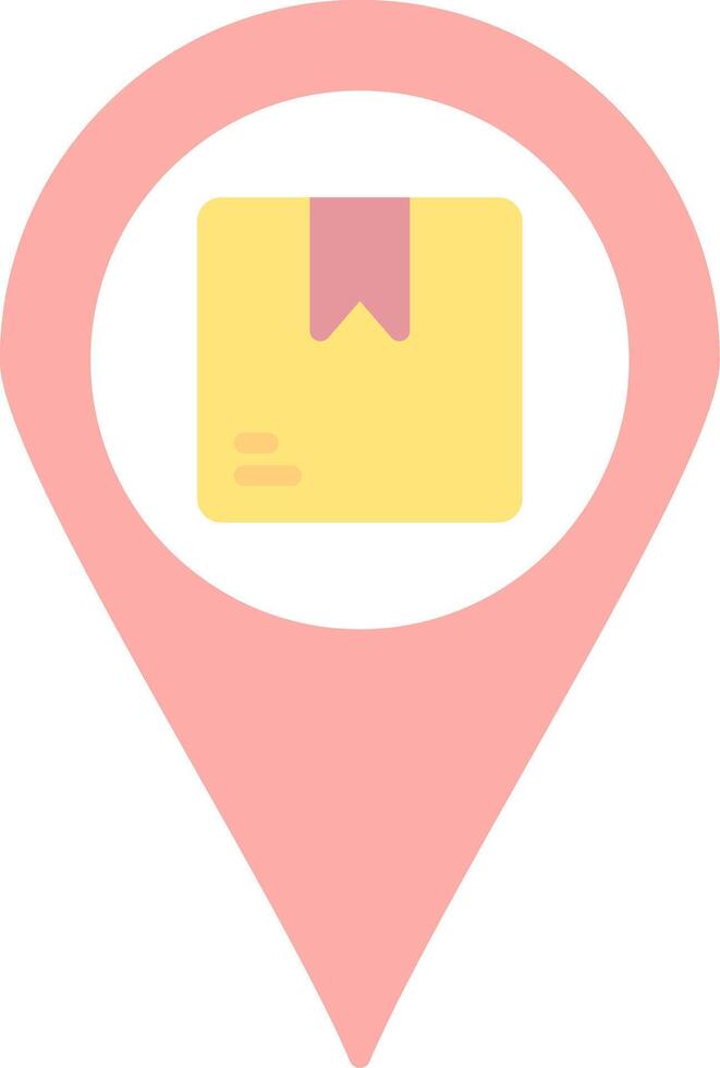 Tracking Flat Light Icon vector