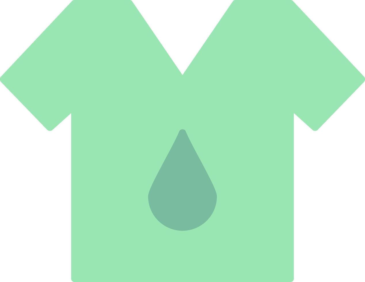 T Shirt Flat Light Icon vector