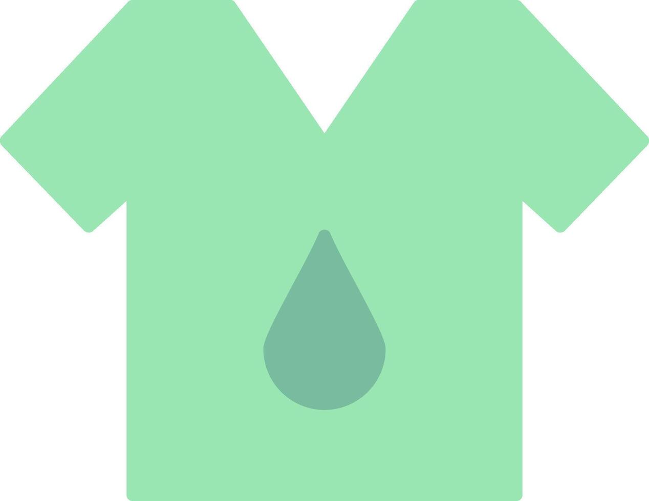 T Shirt Flat Light Icon vector