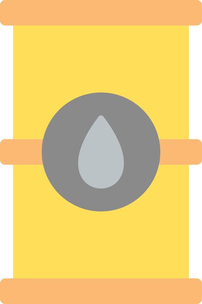 Barrel Flat Light Icon vector
