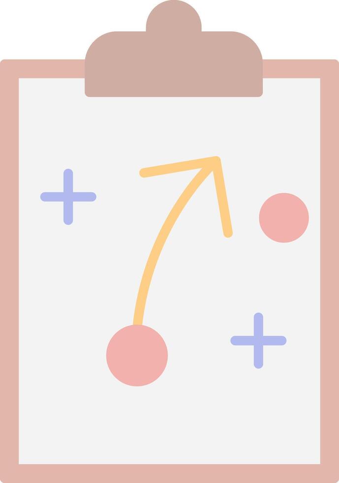 Strategy Flat Light Icon vector
