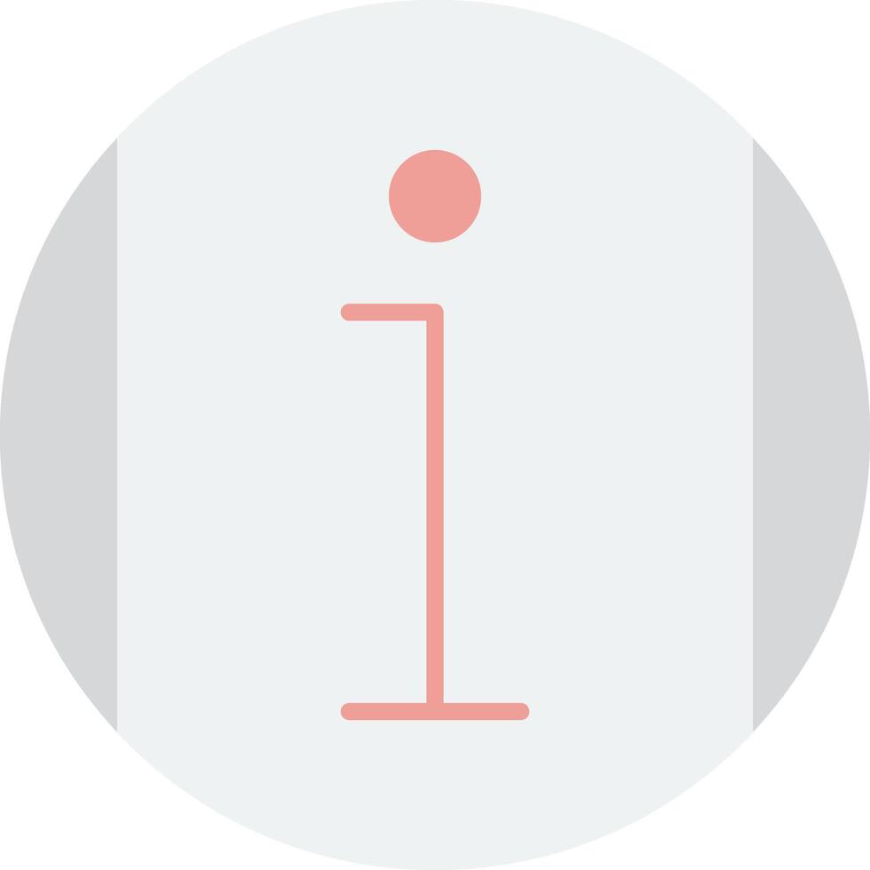 Information Flat Light Icon vector
