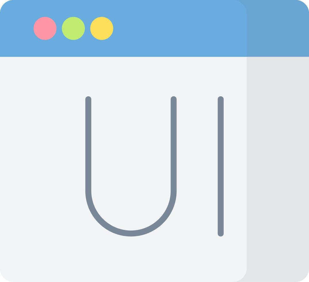 Ui Flat Light Icon vector