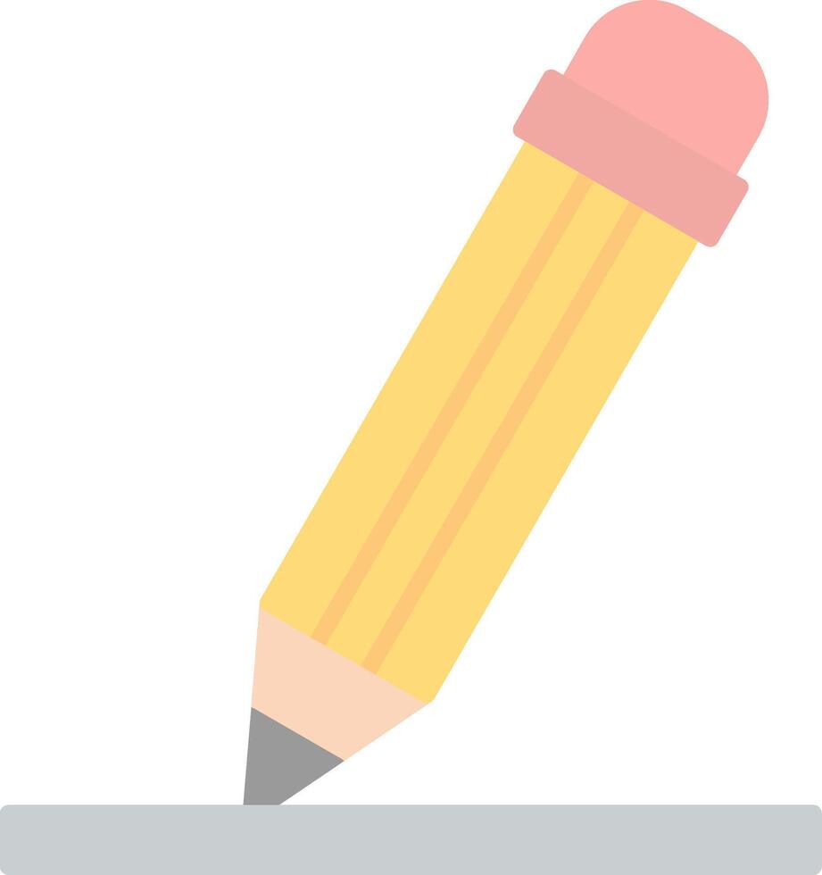 Pencil Flat Light Icon vector