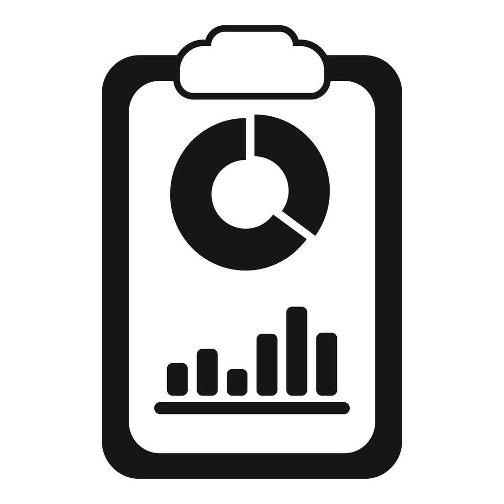 Clipboard seo icon simple vector. Evolution presence vector