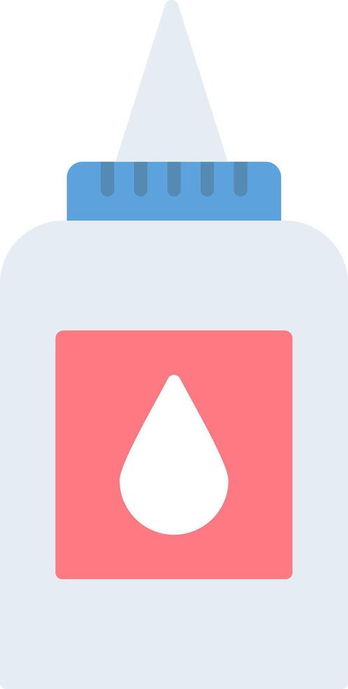 Liquid Glue Flat Light Icon vector
