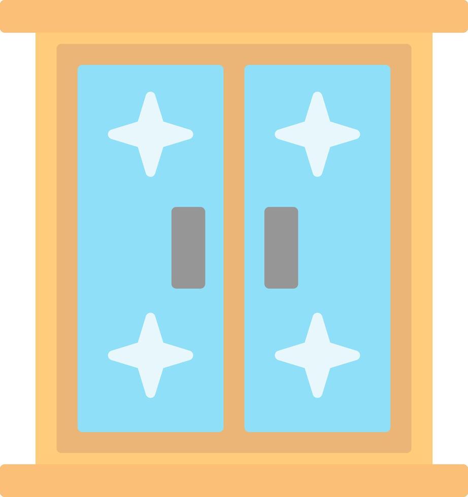 Window Flat Light Icon vector