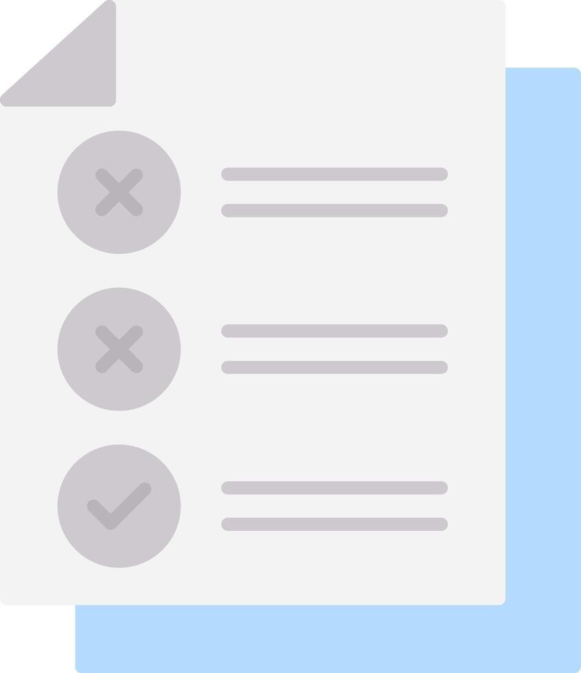 Check List Flat Light Icon vector