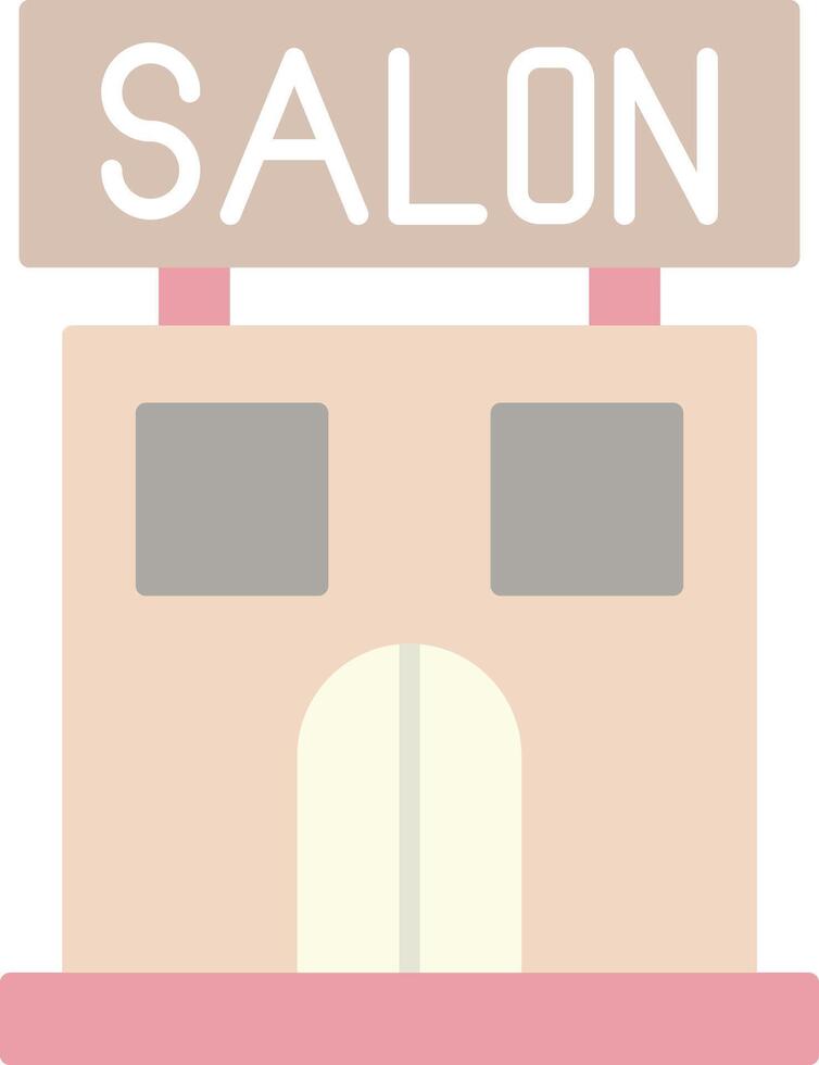 Salon Flat Light Icon vector