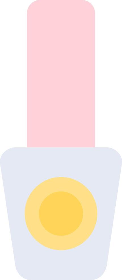 Nail Polish Flat Light Icon vector
