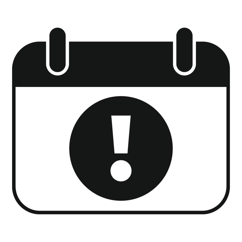 Alert home calendar icon simple vector. Man tired sleep vector