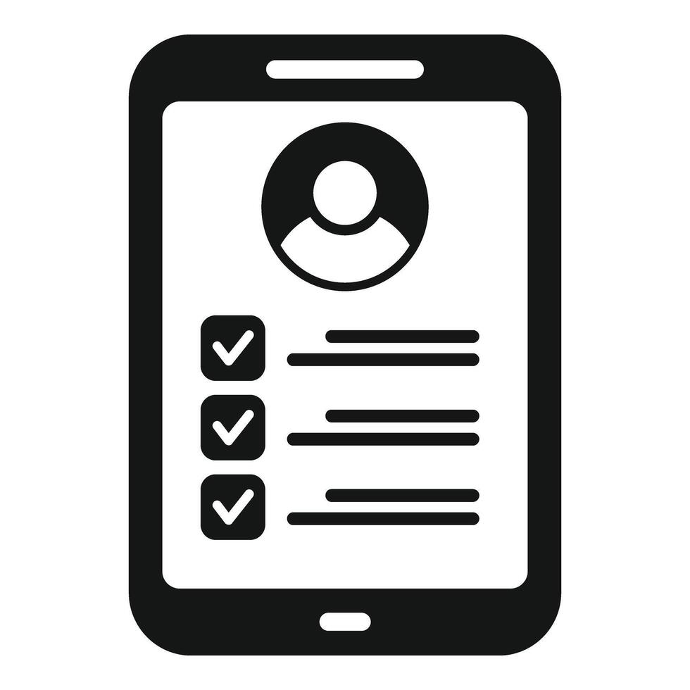 tableta hora en línea persona icono sencillo vector. Servicio márketing vector