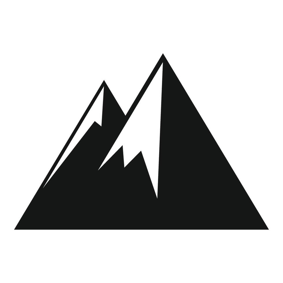 Mountains expedition icon simple vector. Compass survey vector