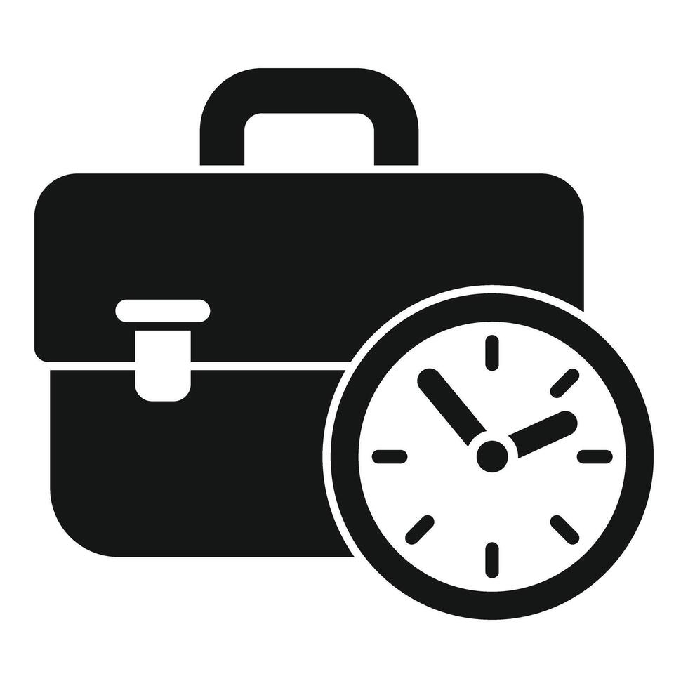 Change work plan icon simple vector. Late desk task vector