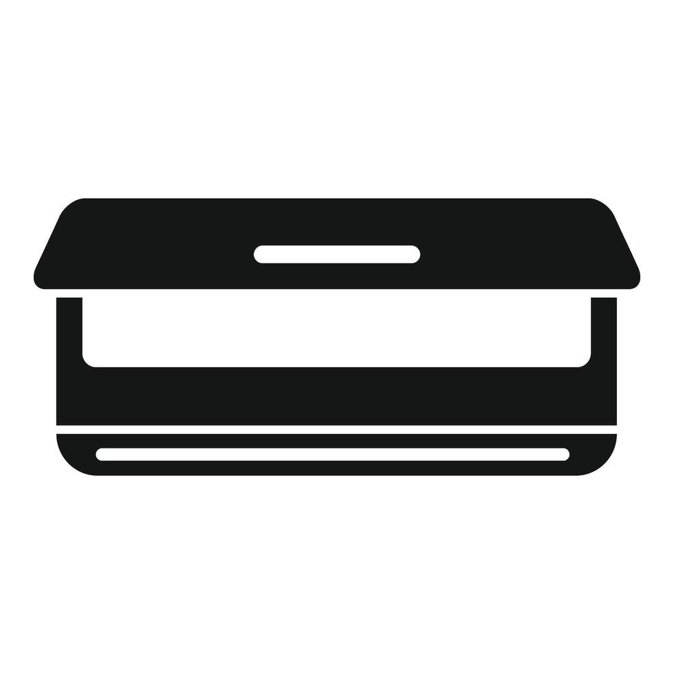 Cooling system icon simple vector. Control unit at home vector