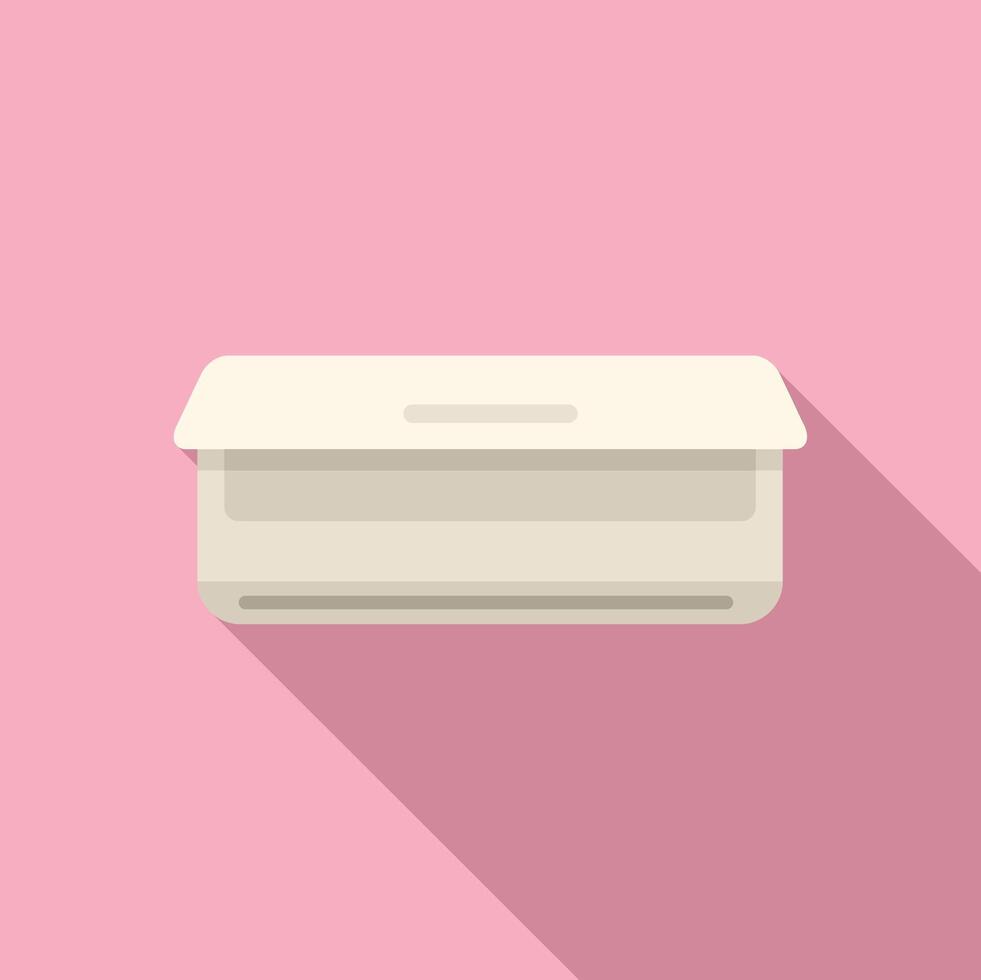 Cooling system icon flat vector. Control unit at home vector