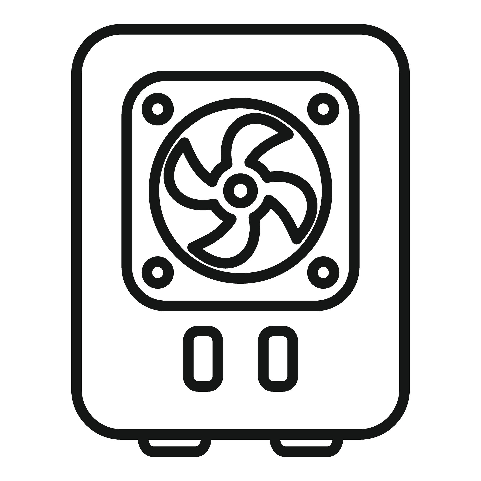 Broken fan unit icon outline vector. Air conditioner repair 38949597 Vector Art at Vecteezy