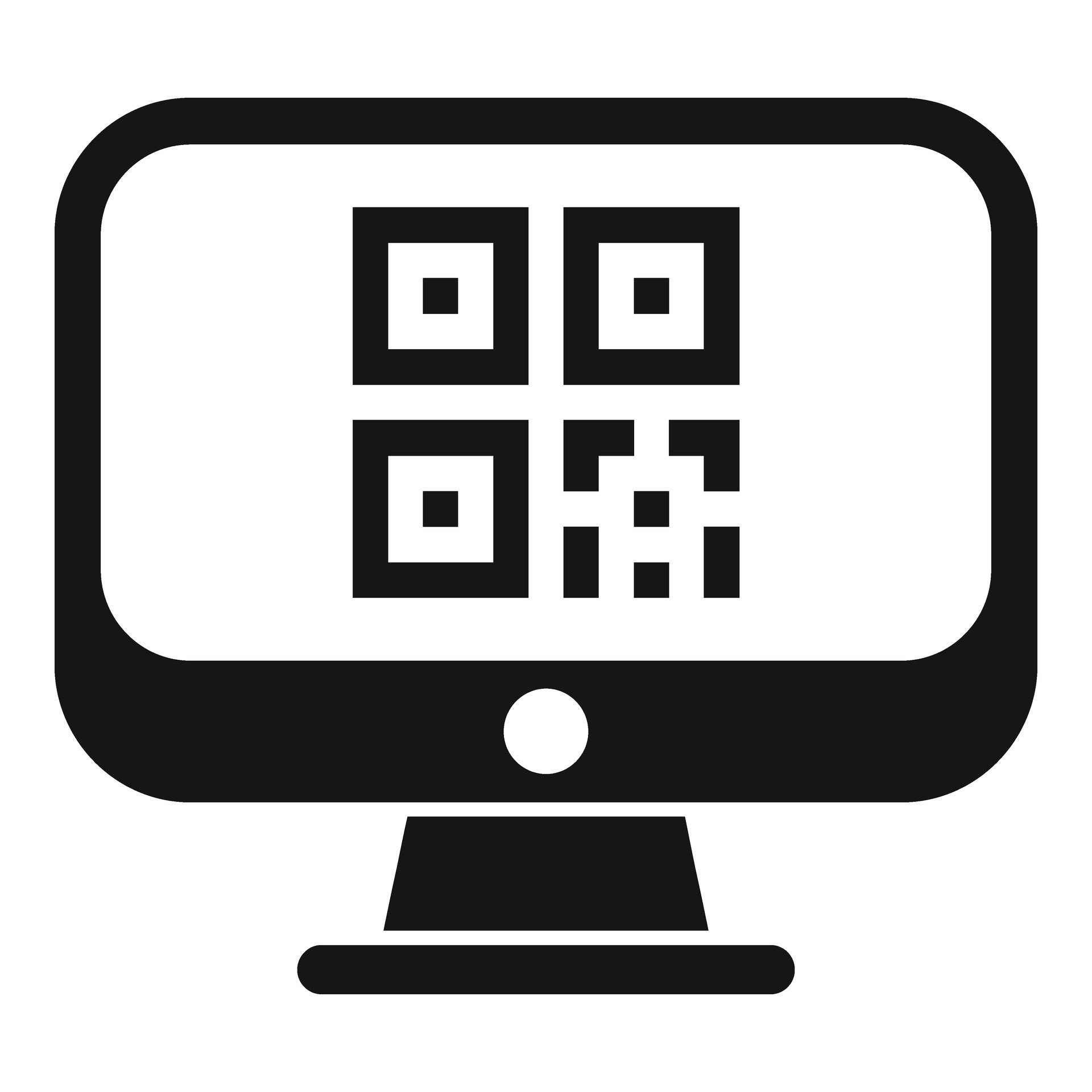 Scan bar code computer icon simple vector. Online receipt 38949816 ...