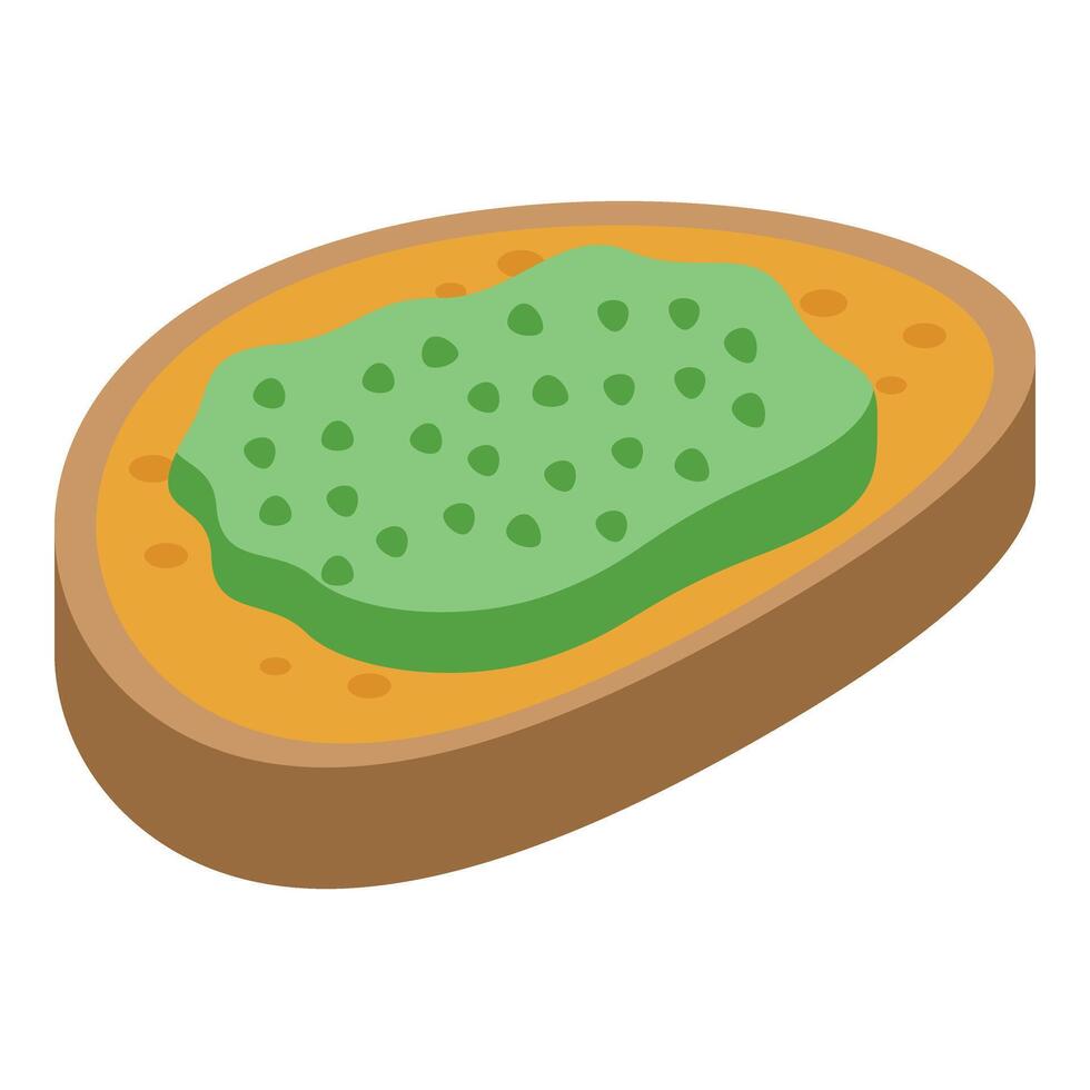 pesto salsa icono isométrica vector. comida condimento vector