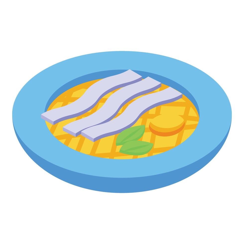 Arabian food icon isometric vector. Center event vector