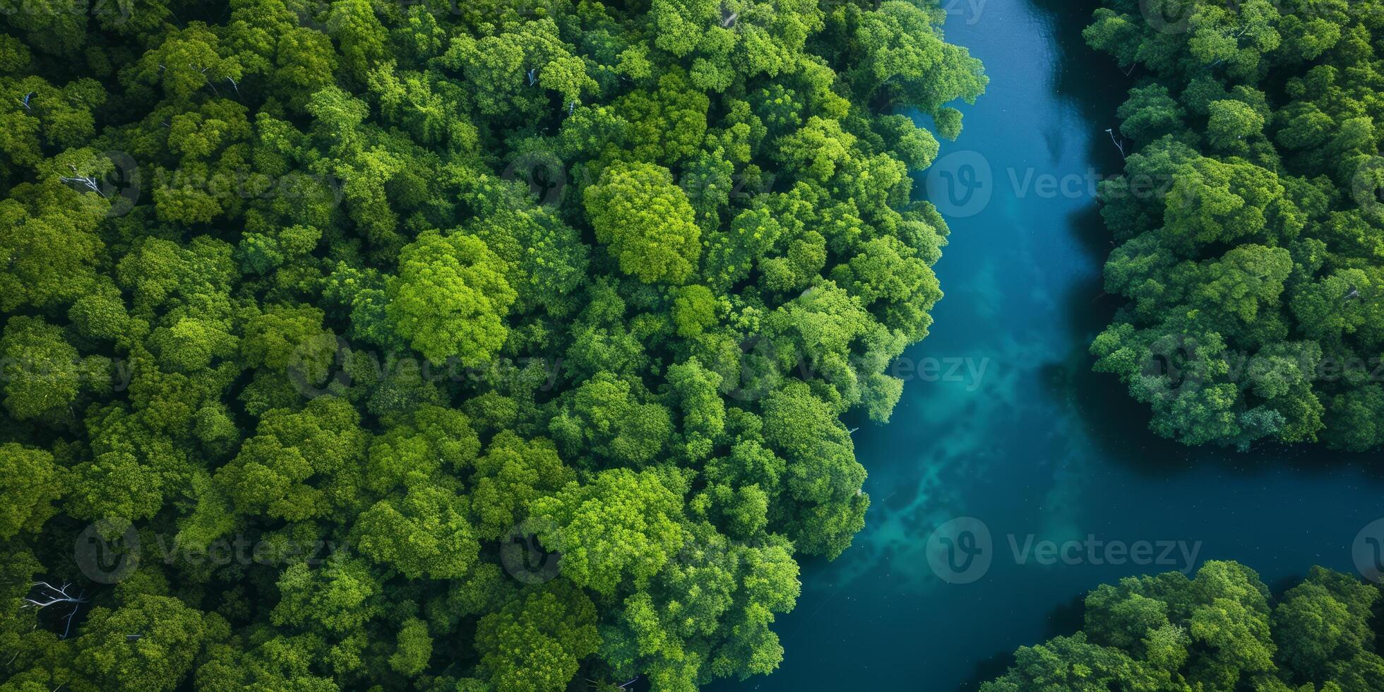 AI generated The resilience of nature in the face of environmental challenges. The regenerative power of ecosystems, emphasizing the importance of protecting and restoring our planet photo