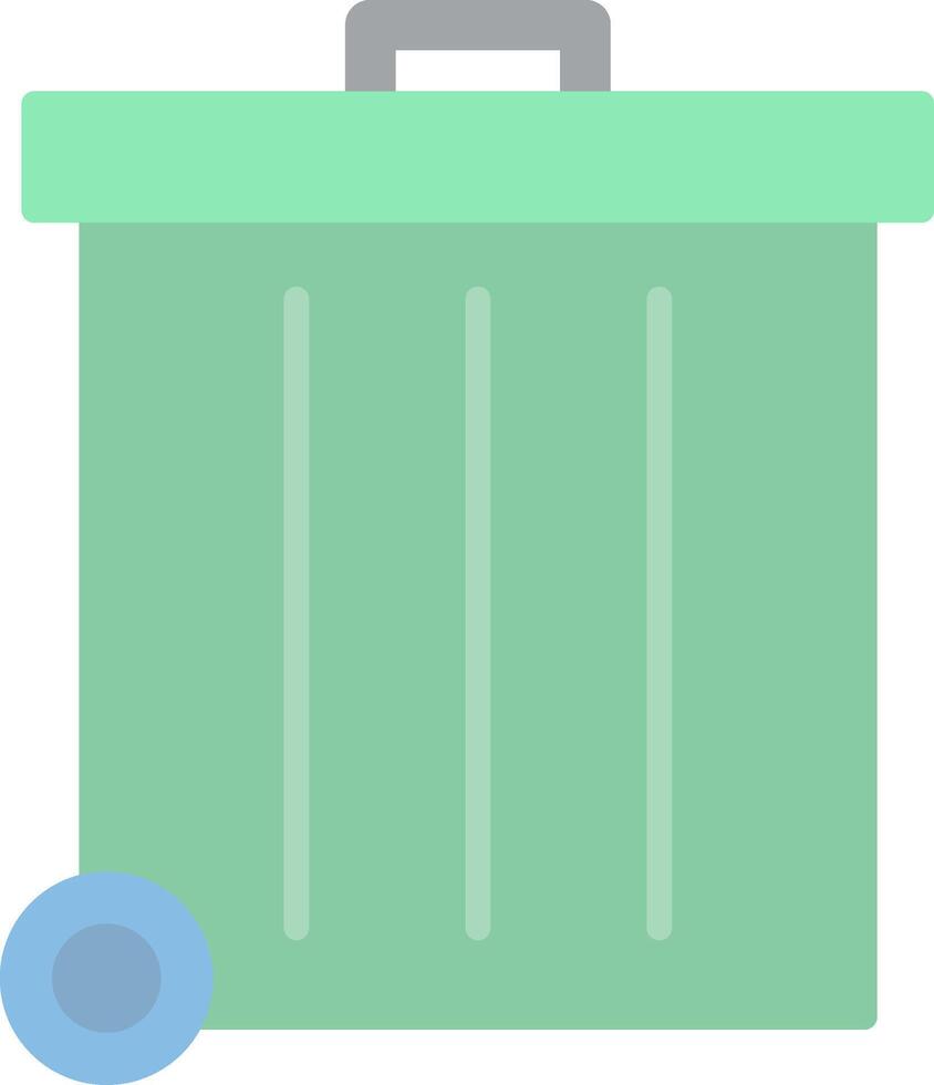 Refuse Flat Light Icon vector