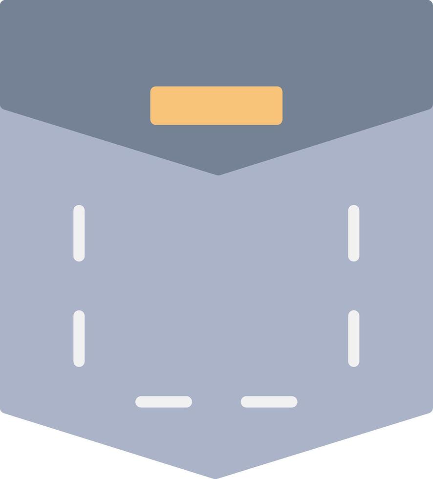 Pocket Flat Light Icon vector