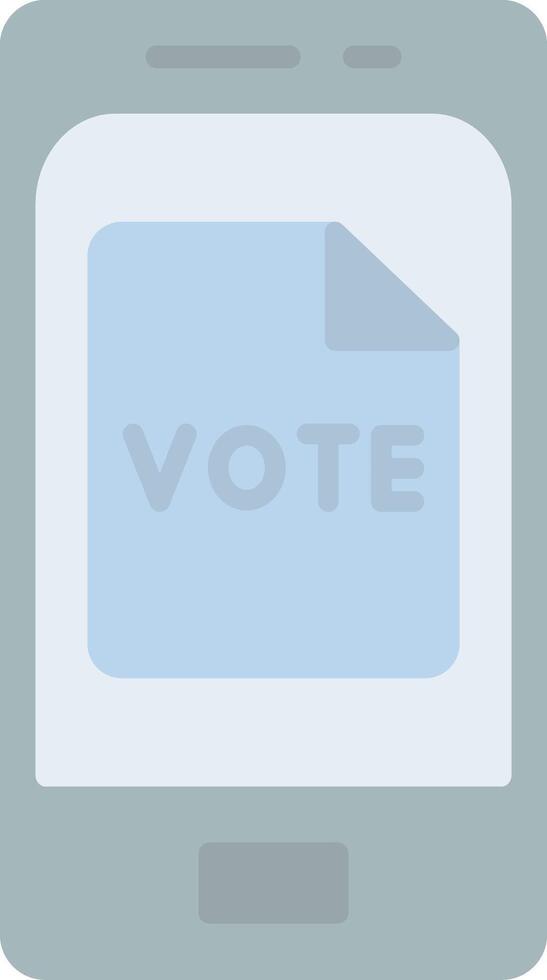 Vote Flat Light Icon vector