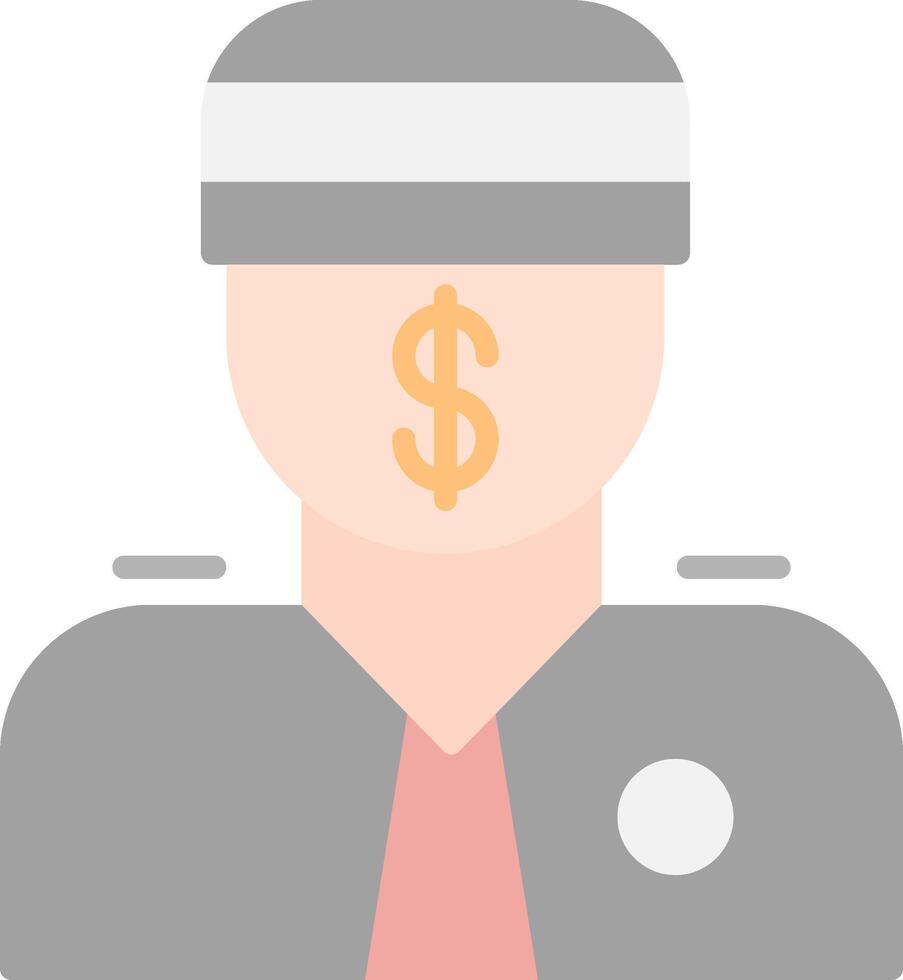 Bribe Flat Light Icon vector