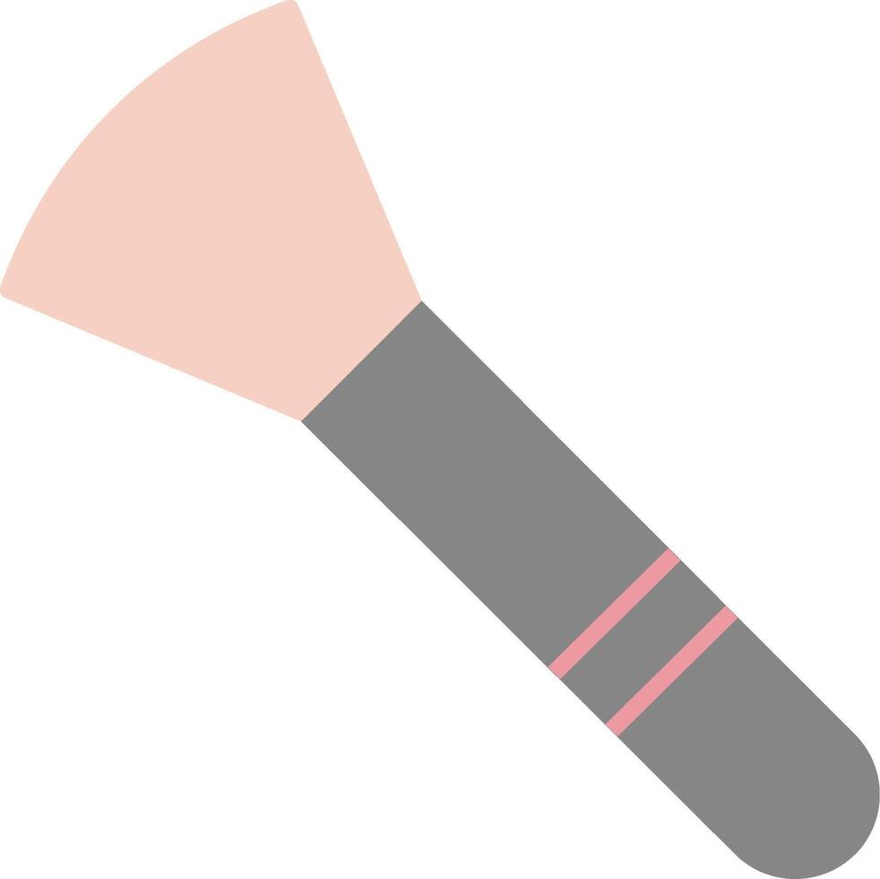 Makeup Brushes Flat Light Icon vector