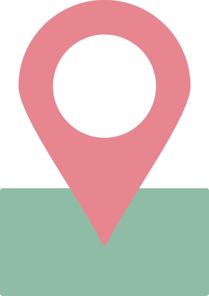 Map Flat Light Icon vector