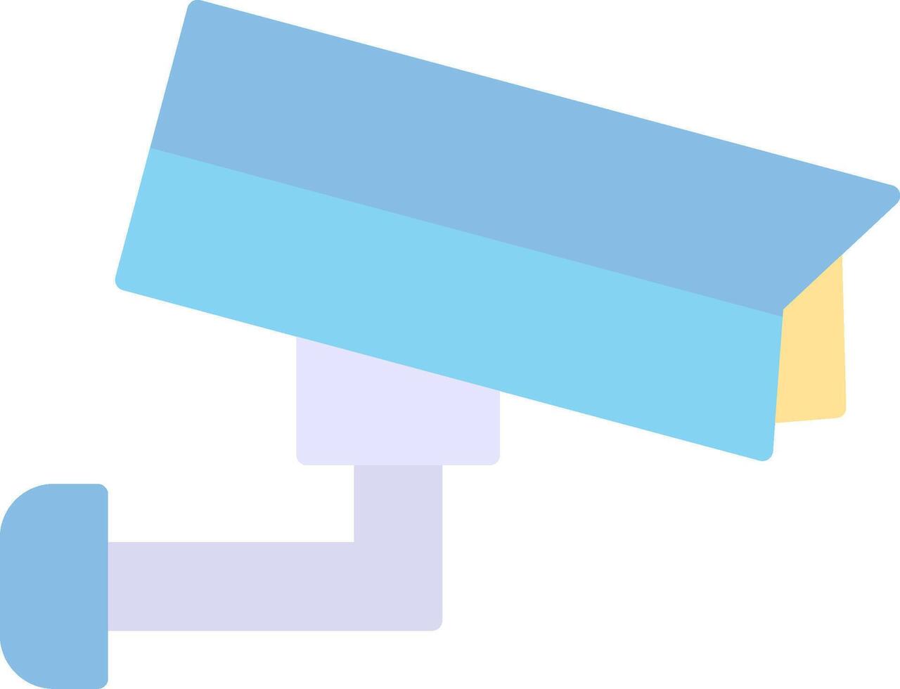 Cctv Flat Light Icon vector