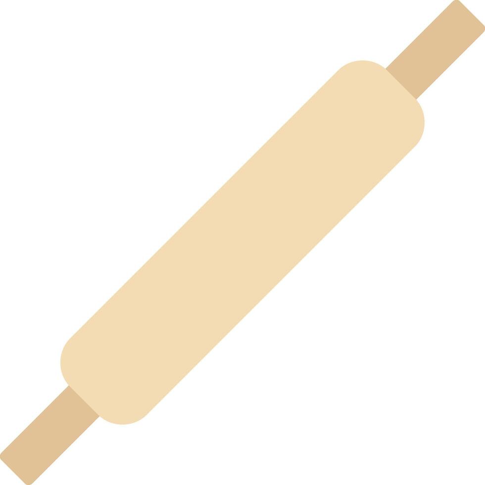 Rolling Pins Flat Light Icon vector