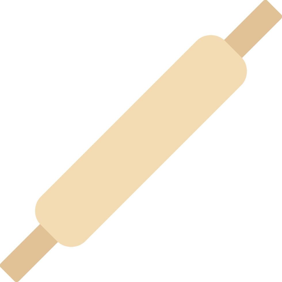 Rolling Pins Flat Light Icon vector